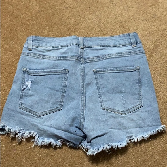denim shorts - Picture 2 of 2